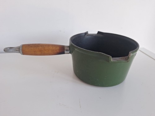 Vintage creuset green pan - creuset,