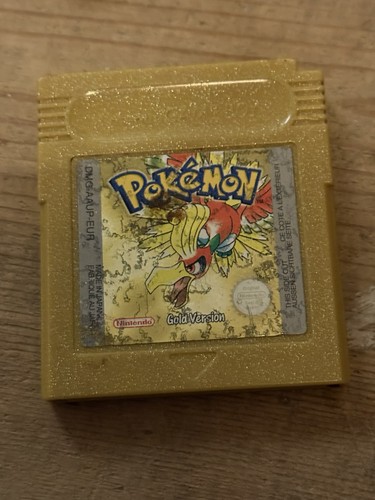 Pokémon gold version game boy - gold,