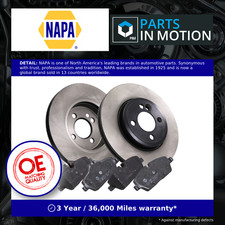 2x Vented Brake Discs and Pads