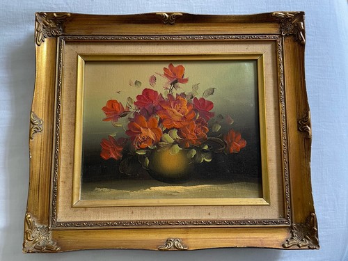 Vintage still life - vintage, oil