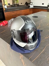 Arai Rapide Speedblock Full Face Motorcycle Helmets Black White Medium