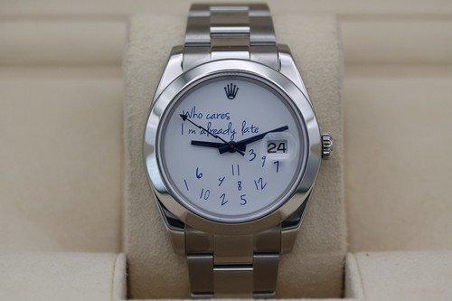 Rolex datejust who cares - datejust, 'who