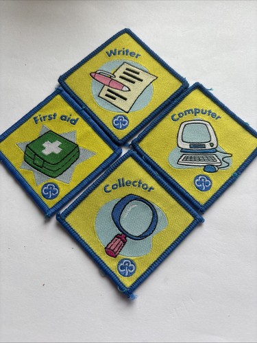 Four girl guide badges - girl,
