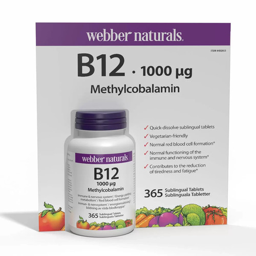 Webber naturals vitamin - webber, b12