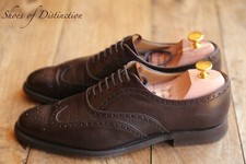 Church's Churchs Brown Leather Oxford Brogue Lace Up Shoes UK 7.5 F US 8.5