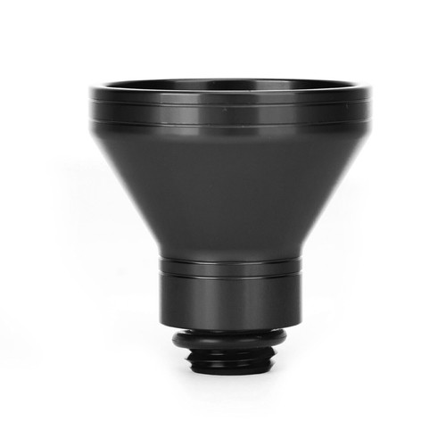 Black aluminum oil filler - oil,