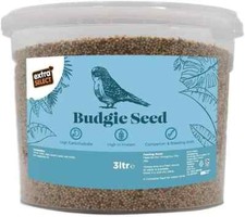Extra Select Budgie Seed Mix - Indoor Bird Food for Small Birds Only 3 Litre Tub