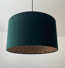 Lampshade Forest Green Velvet