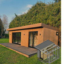 Garden Room FULLY FINISHED concrete base £1300 PER SQM