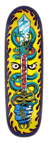 Santa cruz skateboard deck - santa,