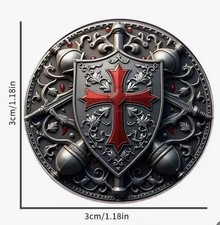 St George Shield Badge Pin
