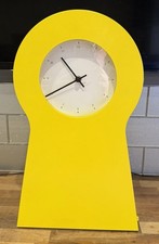IKEA Shelf Clock, Yellow