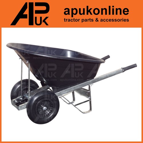 Large black 160l wheelbarrow - large,