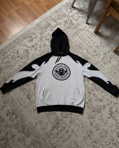 Balmain men black white logo - black/white,