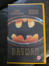 Batman 1989 vhs very rare - batman,