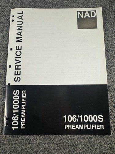 Nad 106 1000s preamplifier - 106,