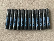 12 Pens Berol Wedge Tip BLACK