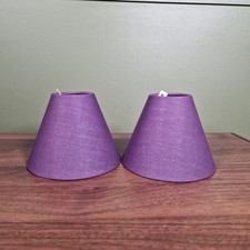 Candle Bulb Lampshades Purple