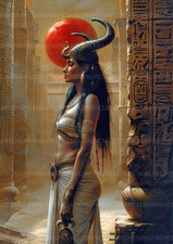 Hathor Egyptian Goddess Art