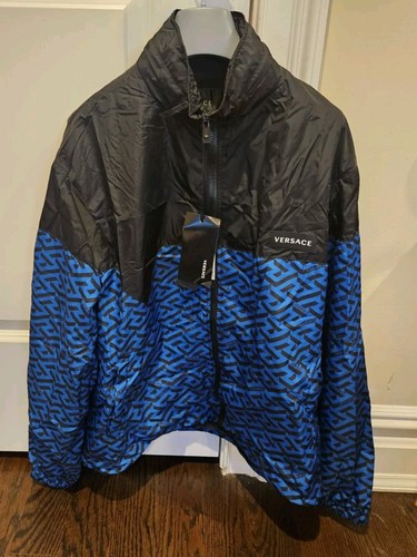 Versace monogram track jacket - track,