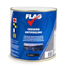 Flag Cruising Antifouling Paint 2.5 Litres (Antifoul) - Boats/Yachts to 8 Knots