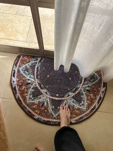 Half moon outdoor - door, mat