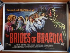 The Brides of Dracula (Hammer Re-release) - Original Rolled UK S/S Quad Poster