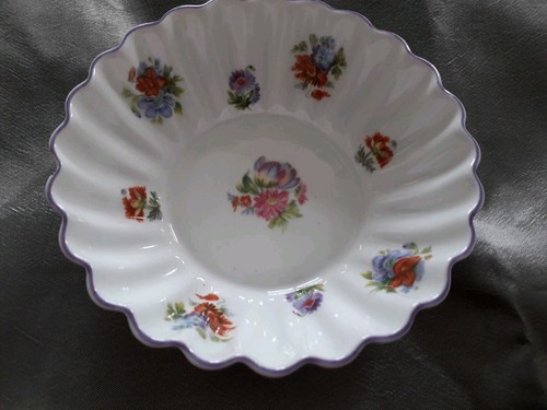 Shelley floral fluted trinket - shelley,