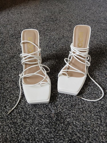 Ego white strappy - white,