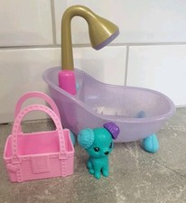 Crayola bath tub doll toy accessory Dog Carrier & Dog Bundle Playset 