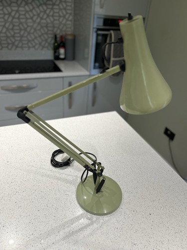 Anglepoise green rare desk - rare,