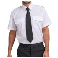 Mens White Short Sleeve