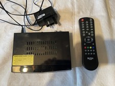 Bush CDVBT2 DVB-T2 Freeview HD Set Top Box With Remote, power lead and booklet