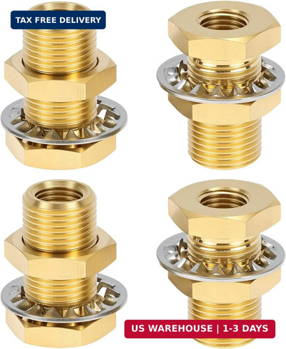 Pack npt bulkhead - 4,