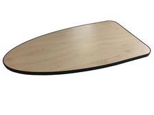 EGG SHAPE MAPLE TABLE & BLACK