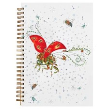 Doodleicious Art Ladybird A6 Spiral Bound Blank Notebook Pocket Sized Notepad