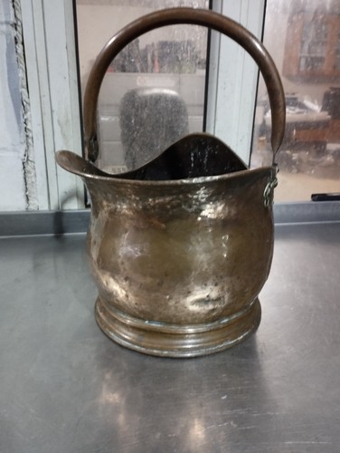 Copper large antique coal - copper,