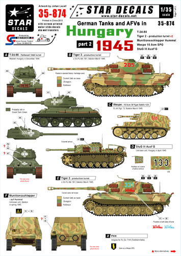 Star decals 874 - star, 35-874,