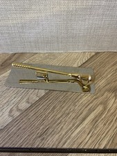 Vintage Brass Golf Club Note