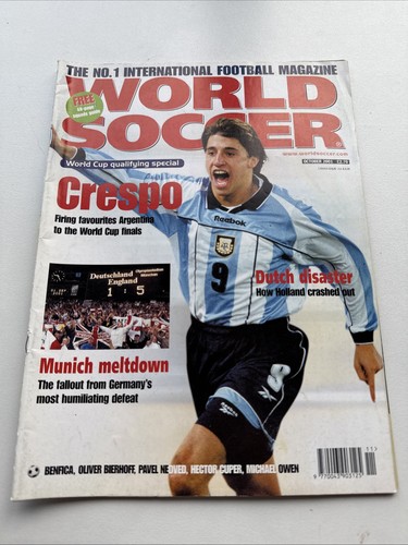 World soccer oct 2001 crespo - world,