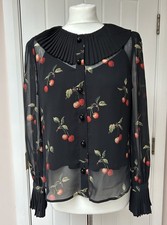 LK BENNETT Dita Red & Black