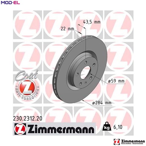 Brake disc 230 - 2x,