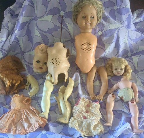 Creepy baby doll parts - baby,