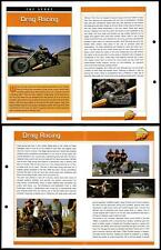 Drag Racing - The Sport - Mega Bikes Hachette Fold-Out Card