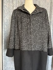 Women’s Vintage BHS W Wool Blend Cosy Warm Winter Jacket Coat. Size UK 20