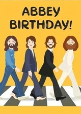 Funny Beatles Birthday Card
