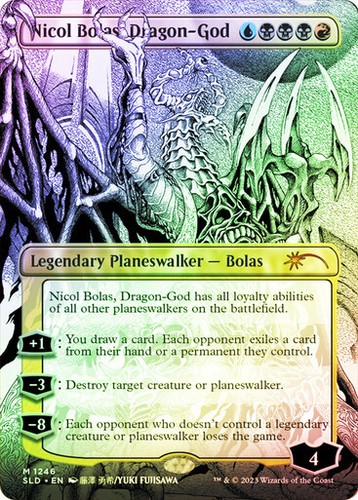 Foil nicol bolas dragon god - nicol, dragon-god