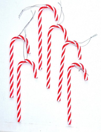 13cm red white plastic - red,