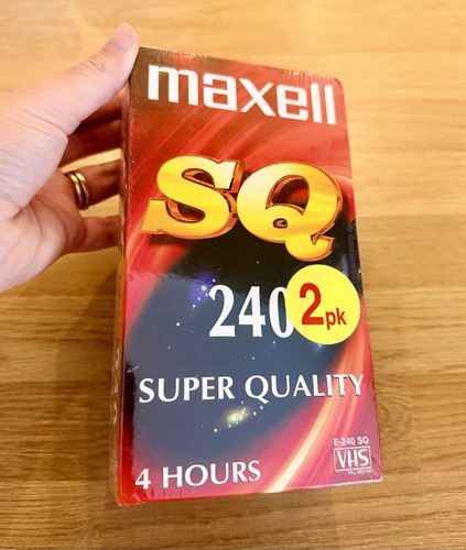 Maxell 240 vhs - sq, tapes