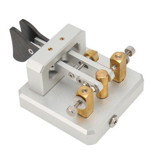 Silver morse code key double - morse,